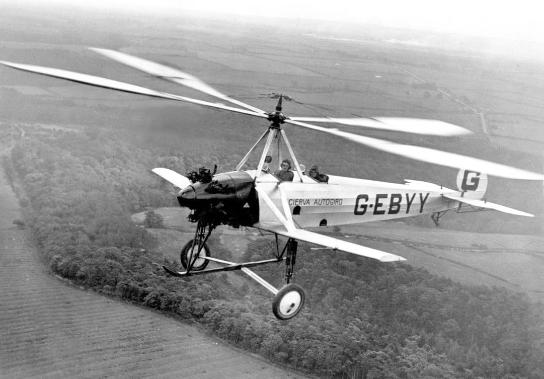 Cierva C.8 Autogiro im Flug
