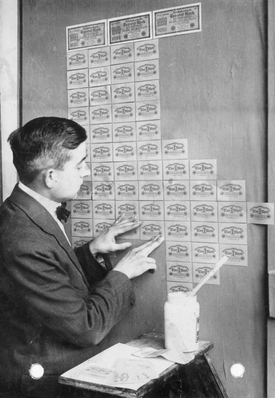 Deutsche Inflation 1914 bis 1923